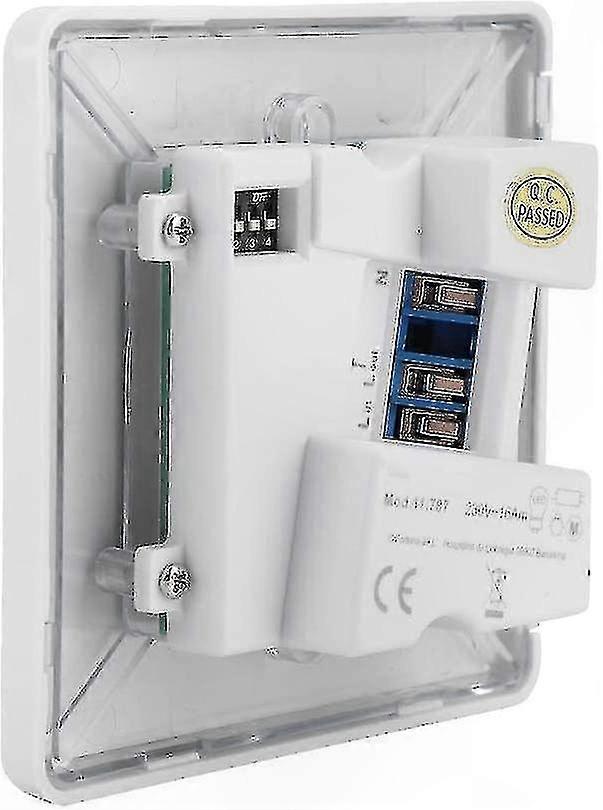 Outdoor LED Touch Timer Switch, 16 Delay Settings, Digital Countdown Wall Timer, AC110-250V