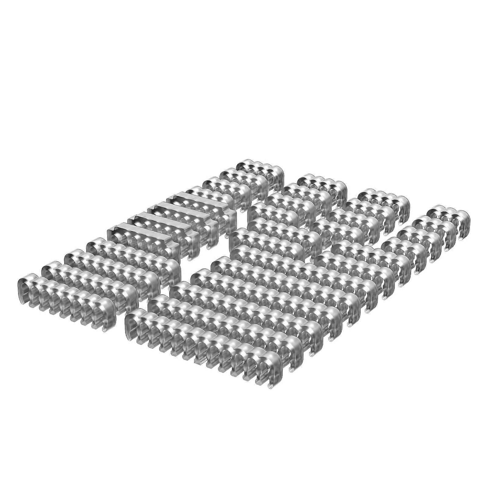 34Pieces PVC Line Guide Arrangers For 3.0-3.6mm Sleeved Cords Cord Management Computer Power Supply  Transparent color