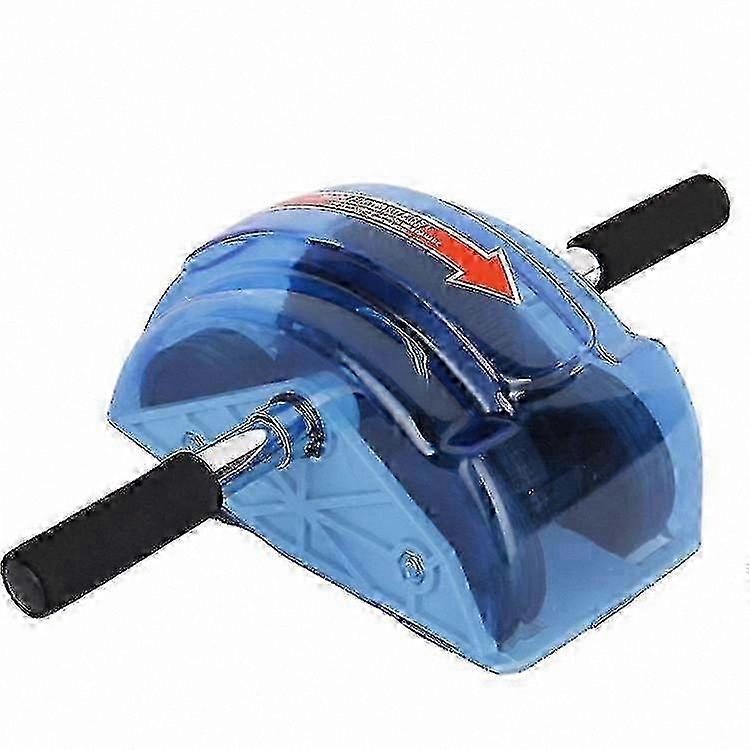 Core Strengthener 4-Wheel Ab Roller for Home Gym Exercise with Gear System for Abdominal Muscle Training