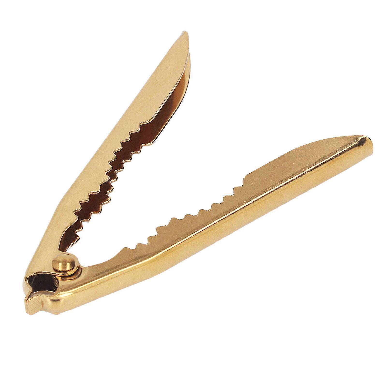 Gold Crab Cracker Non Slip Robust Stainless Steel Nutcracker Chestnut Walnut Opener Clip for Kitchen