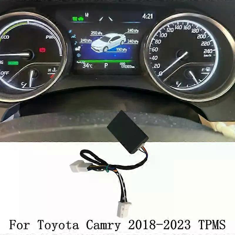 TPMS Tire Digital LCD Display Auto Security Alarm Tyre Pressure Monitor For Toyota Camry - RAV4 - Corolla