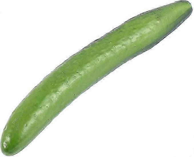 Plastic Decorative Artificial Cucumber 24cm Long Green