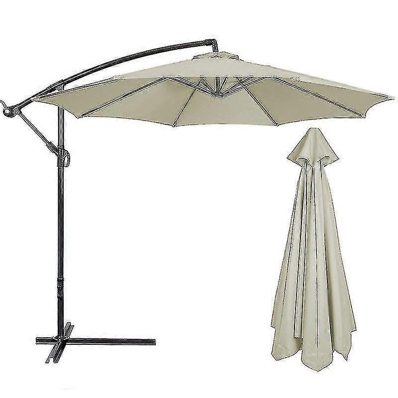 Replacement umbrella canopy for sunshade, suitable for 9.8-foot 8 or 6-rib umbrella frames, multiple colors available