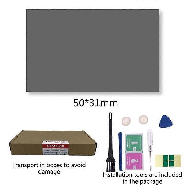 Thermal Pad Honeywell- PTM7950 Phase Change Silicone Pad Material Portable CPU GPU Silicone Grease Pad A