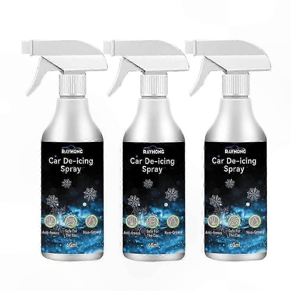 Windshield Ice Remover Spray, Quick-Melting Formula for Car Windows