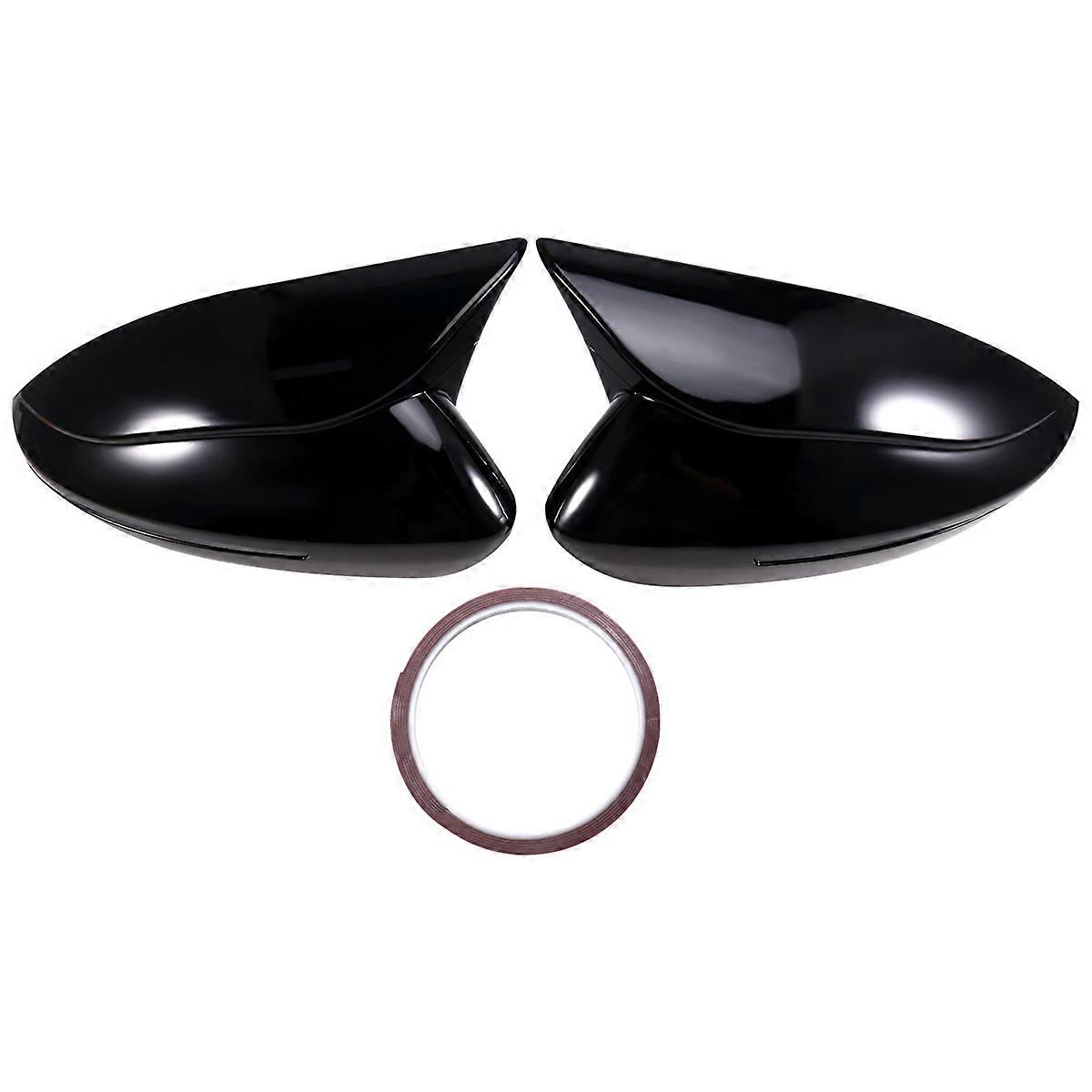 Car Exterior Side Door Rear View Mirror Shell for Arrizo 8 2022-2024 Gloss Black