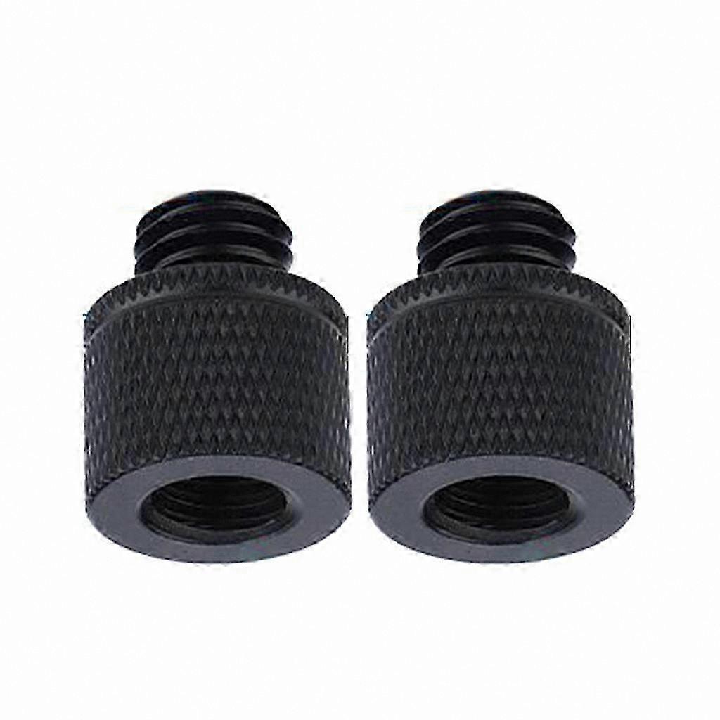 2-Pack 3/8" to M6 M8 M10 M12 Tripod Adapter for Camera Mount DSLR摄影配件