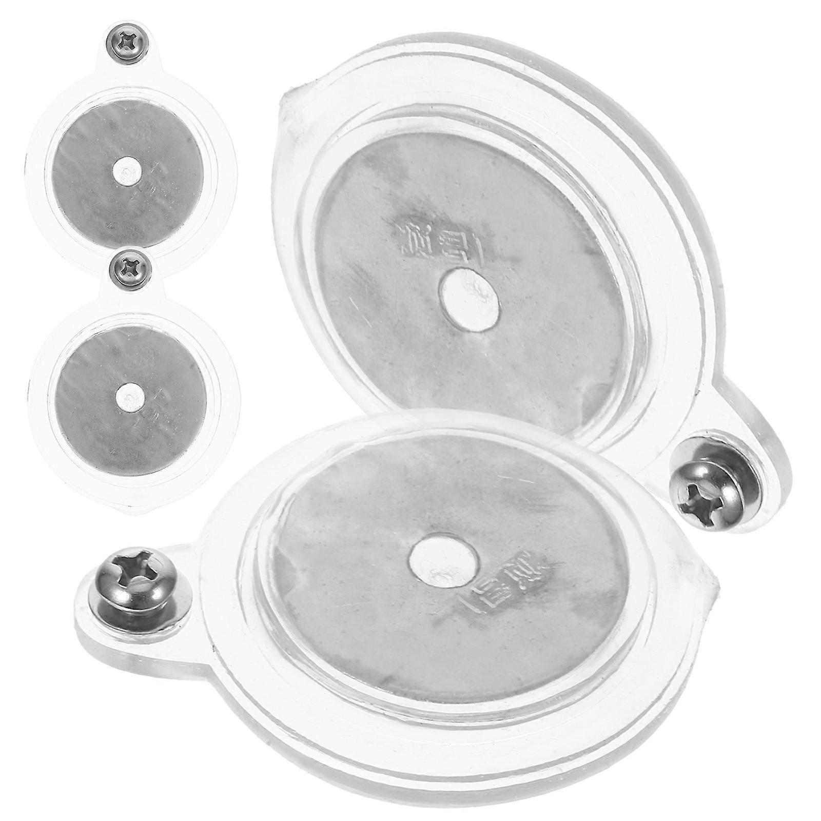 White PVC Water Pump Bottom Valve with Backflow Prevention for Hand Pumps 4pcs