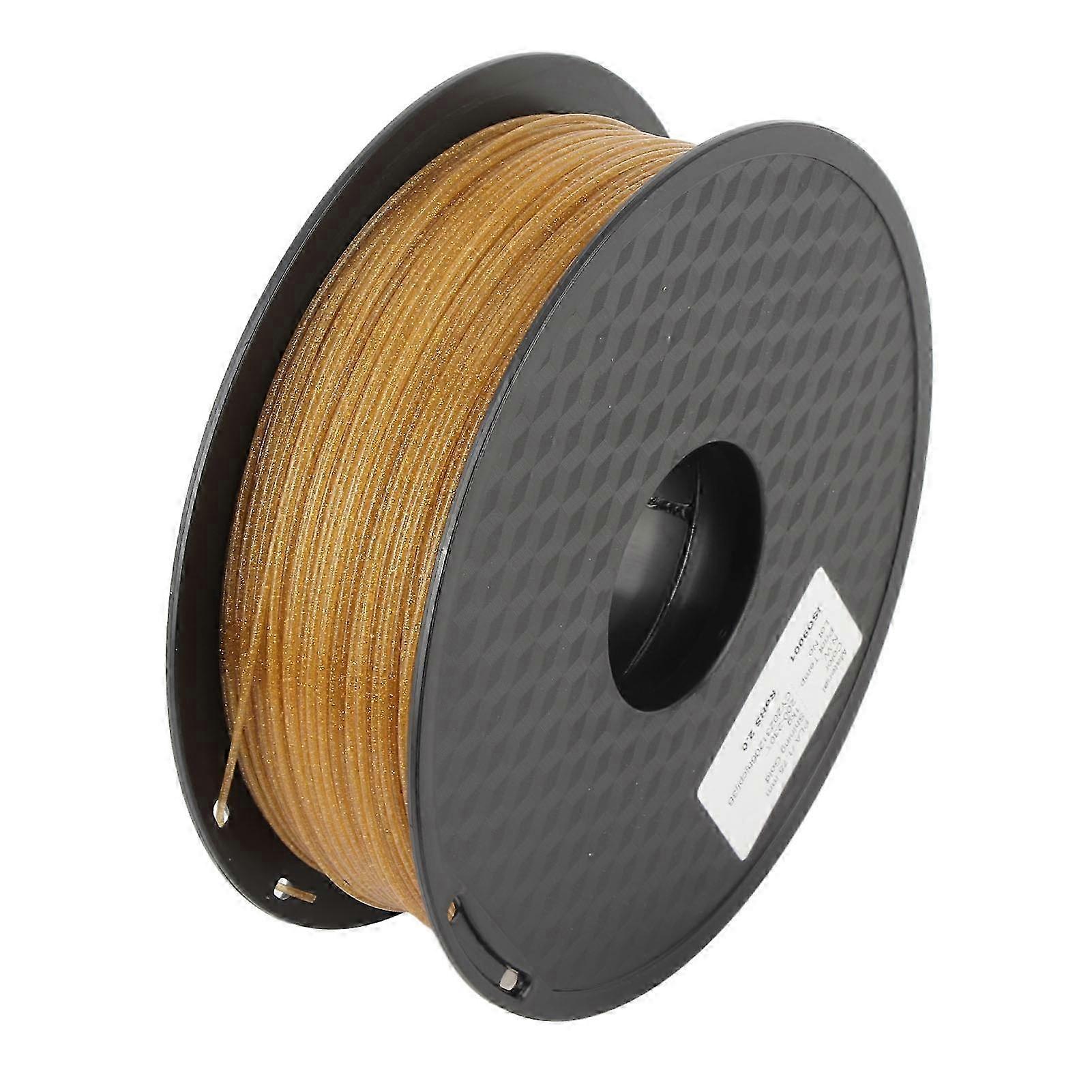 Gold Color 3D Printing PLA Filament 1.75mm with Good Light Transmittance for 3D Printer 2025