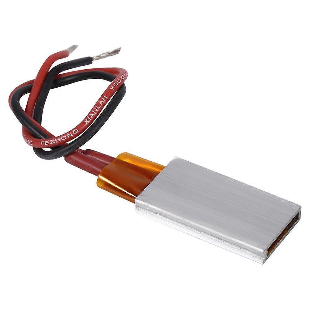 AC/DC 12V Thermostatic Aluminum Shell Ceramic Heating Plate Constant Temperature Heater 220