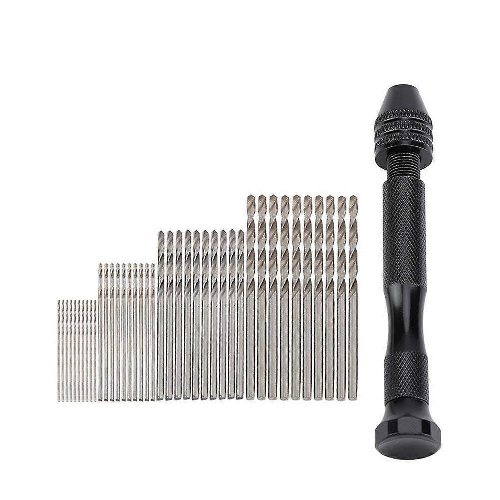Hand Twist Drill Set with Bits Manual Rotary Wood Plastic Drilling Tool for DIY Craftwork #4