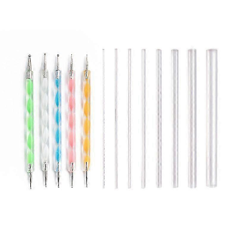 13Pcs Dotting Diy Tools Kit Stainless Steel Ball Styluses For Mandala Rock Painting