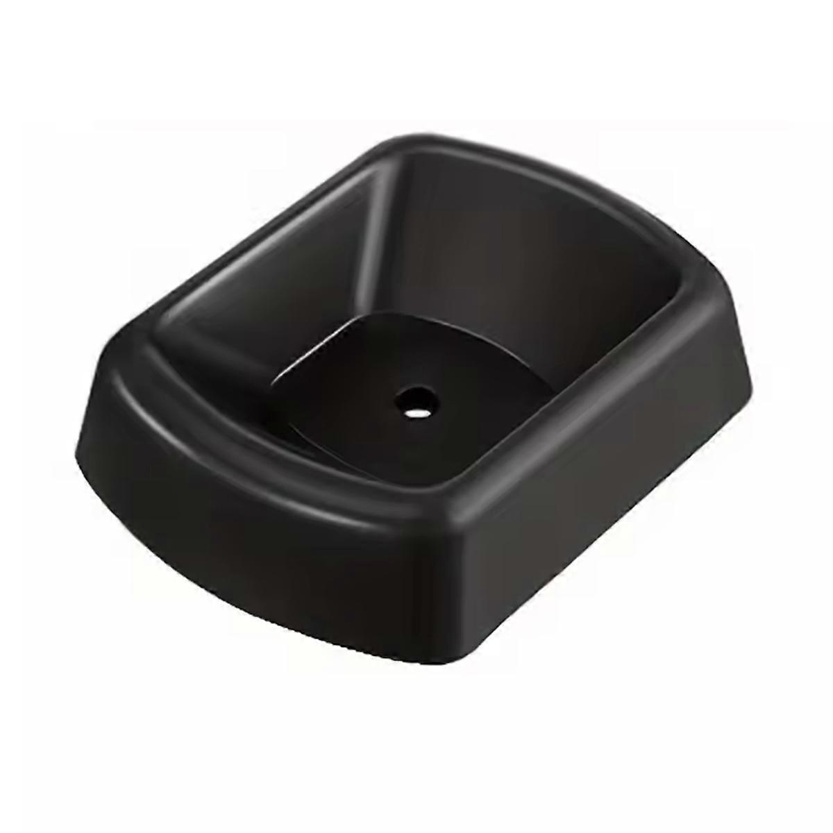 Jack Wheel Chock Heavy Duty Reinforced Rubber Jack Caster Wheel Dock Stopper for Caravan Trailer Stabilizer