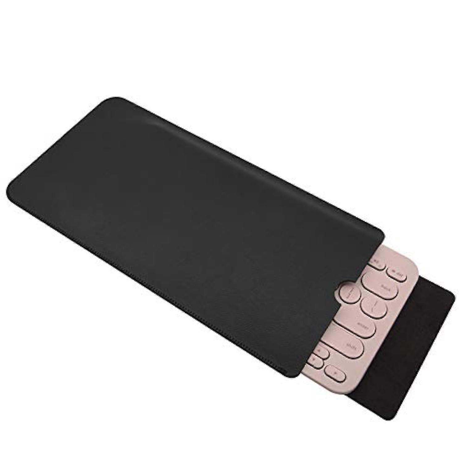 Leather Portable Keyboard Carrying Case For Logitech K380 MultiDevice Bluetooth Keyboard Dustproof Bag Black