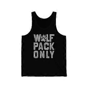 Wolf Pack Only Retro Unisex Tank Top