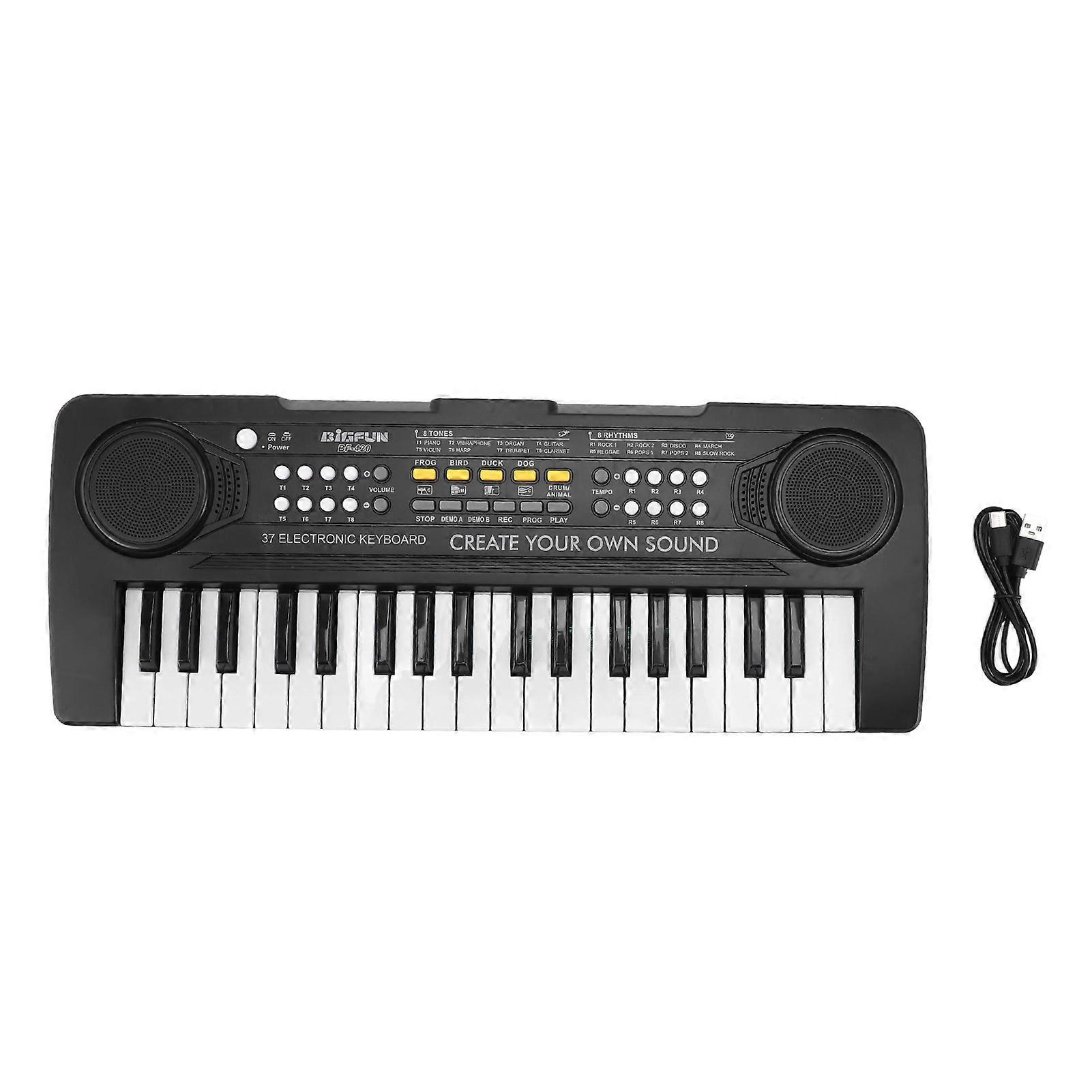 Clavier de piano électronique portable multifonctionnel pour enfants, 37 touches