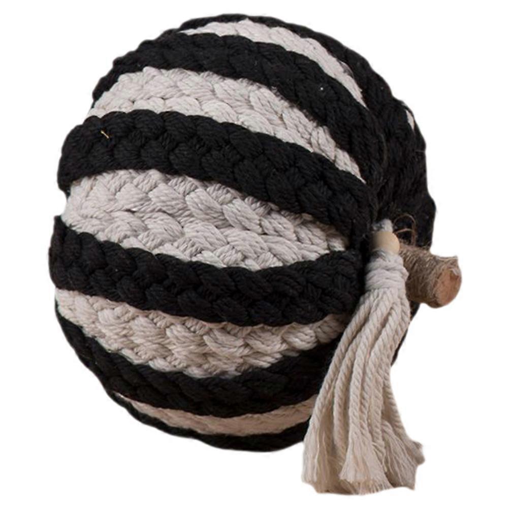 Decorative Pumpkin Cotton Rope Harvest Ornament for 3Pcs Halloween Set