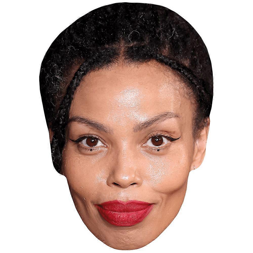 Emma Dabiri (Lipstick) Celebrity Mask, Flat Card Face