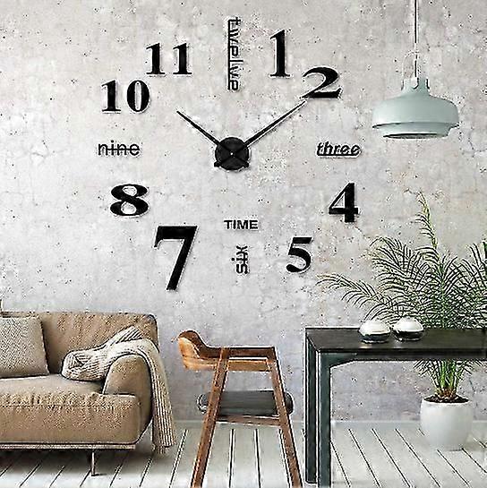 DIY Wall Clock, DIY 3D Wall Clocks, Modern Design, Acrylic Wall Clocks, Wall Clocks, Decoration Clocks for Office, Living Room, Bedroom, Clock, Gift,