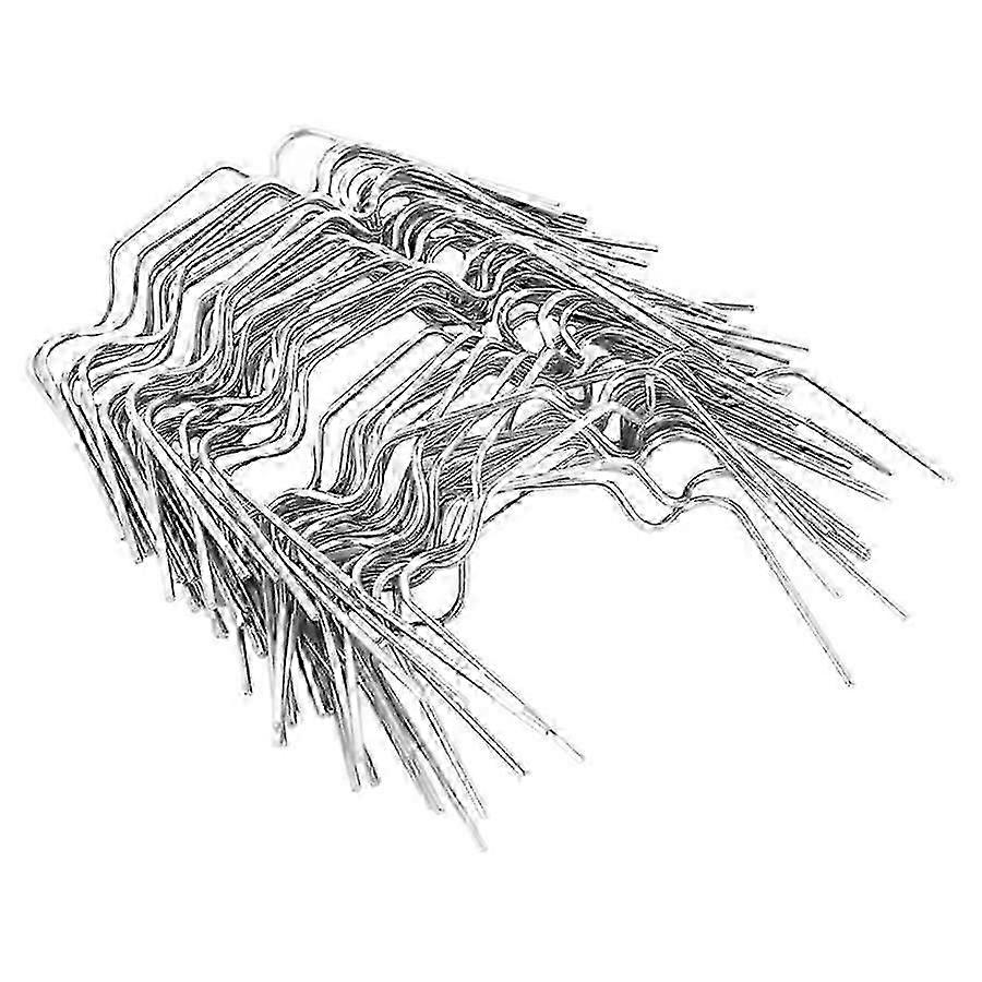 50-Pack Stainless Steel Greenhouse W Clips for Secure Spring Wire Fixing