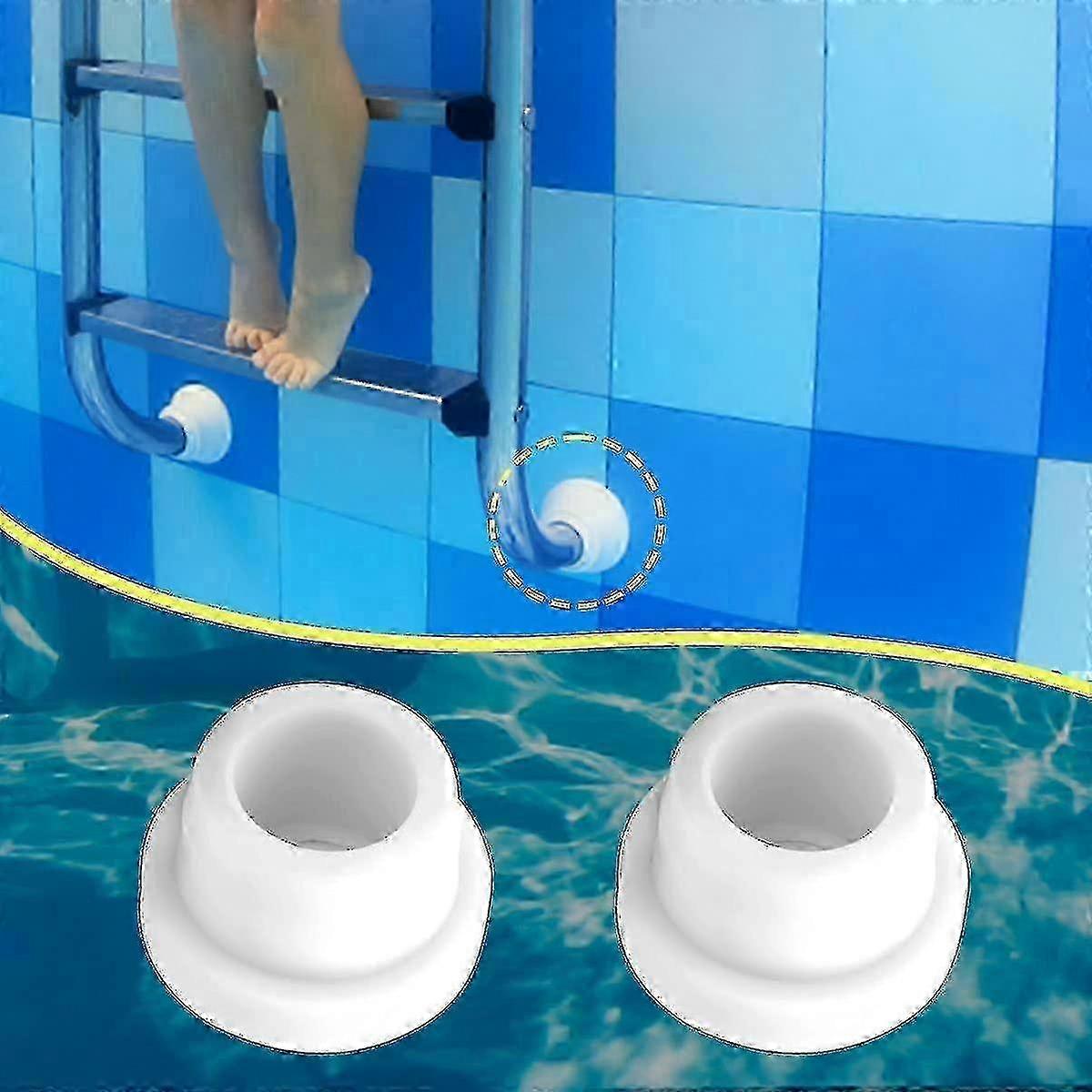 地下プールはしご(内径1.90インチチューブ)ハイウェイ用ゴムバンパー2個