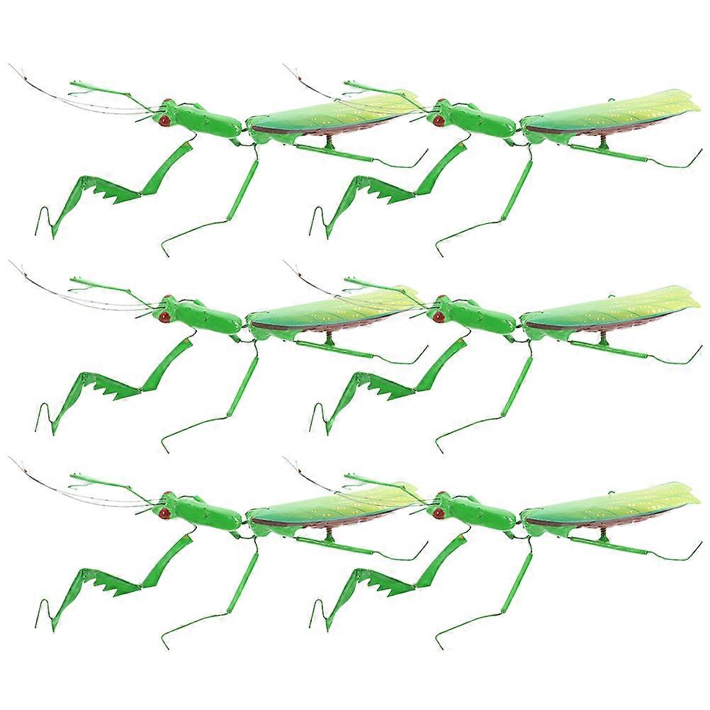 12Pcs Mantis Insect Model for Decoration Simulation Desktop Ornaments