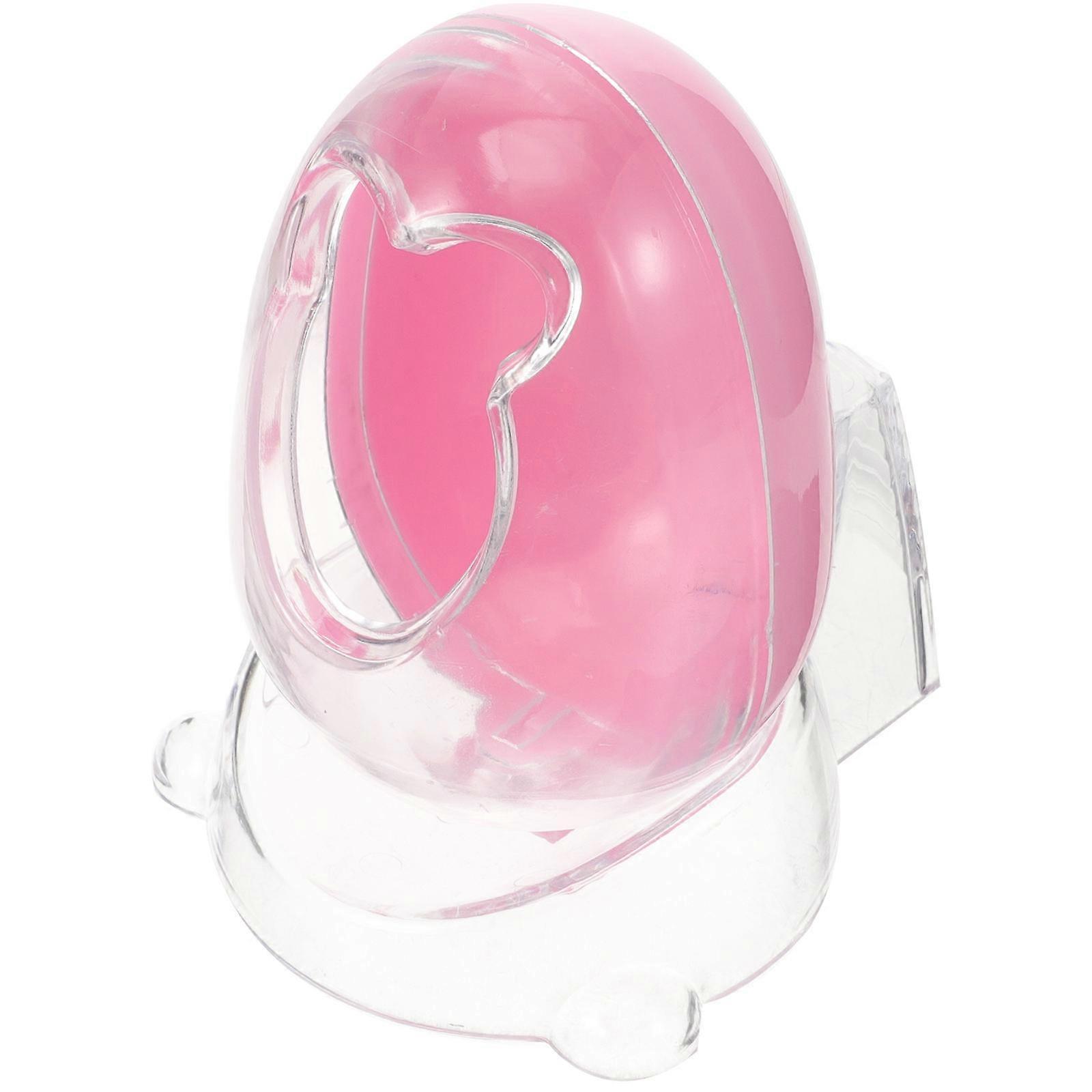 Hamster Sand Bath Container for Bath Use 3Pcs Small Pet Pink Plastic Bathtub