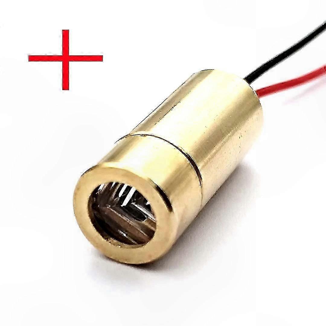 9mm 650nm Red Laser Diode Module 3V 50mW Copper Head Cross Line Generator 5mW Power Output