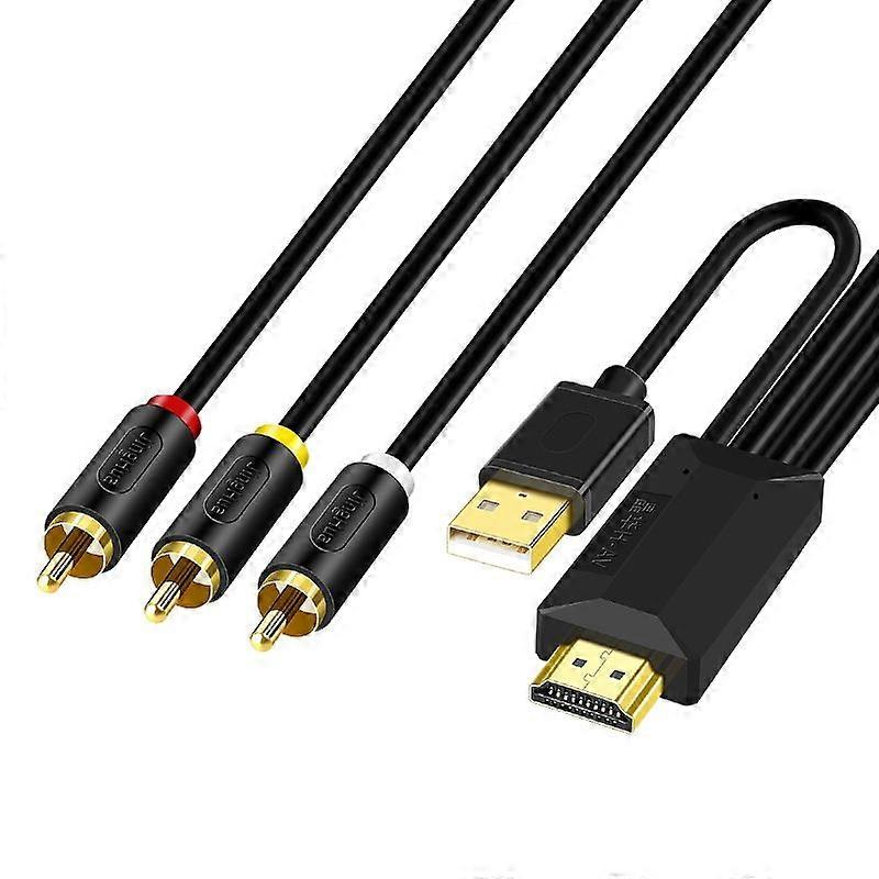 3m JingHua HDMI-3RCA HDMI To 3RCA Conversion Cable
