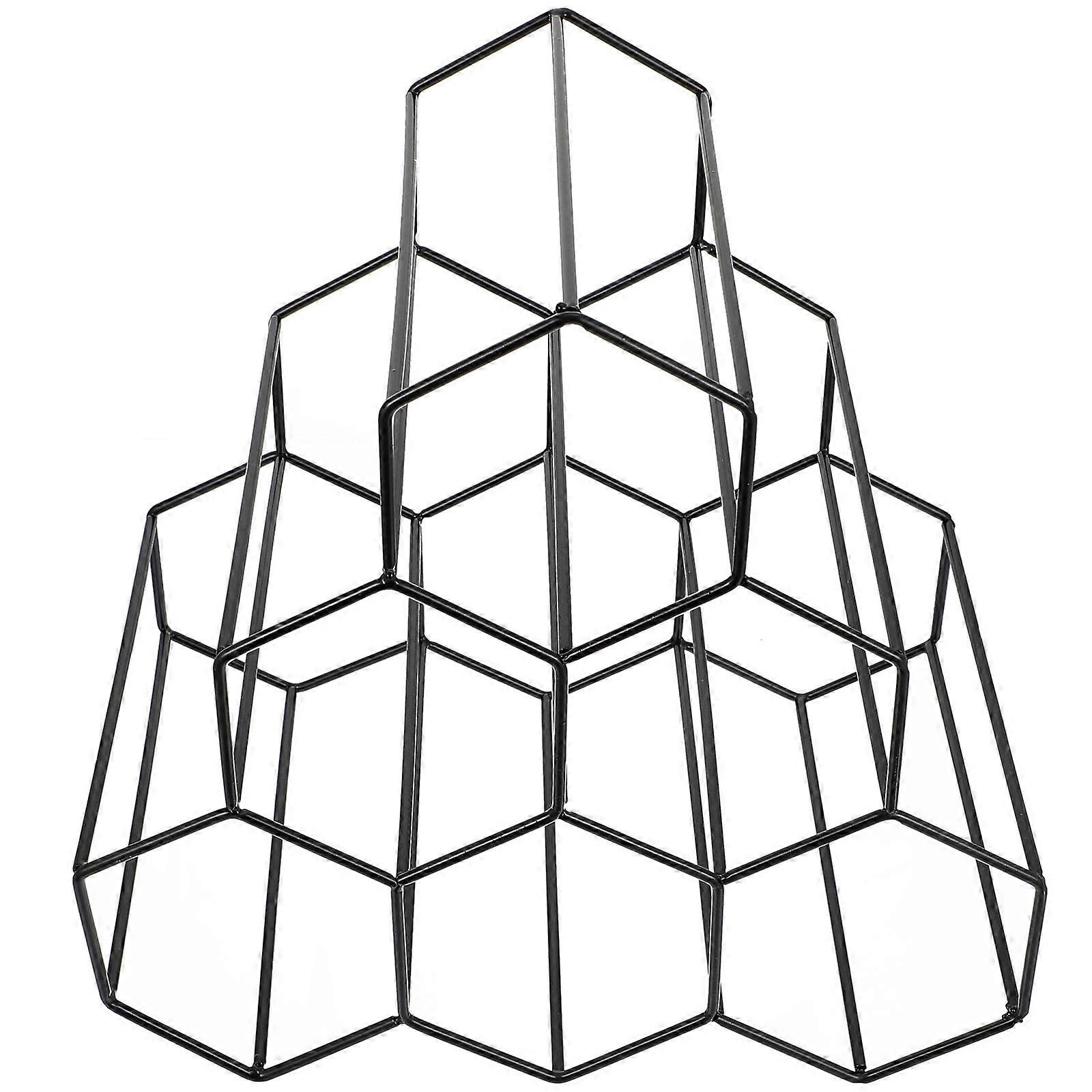 Honeycomb Rack Bottles Display Rack for Freestanding Storage