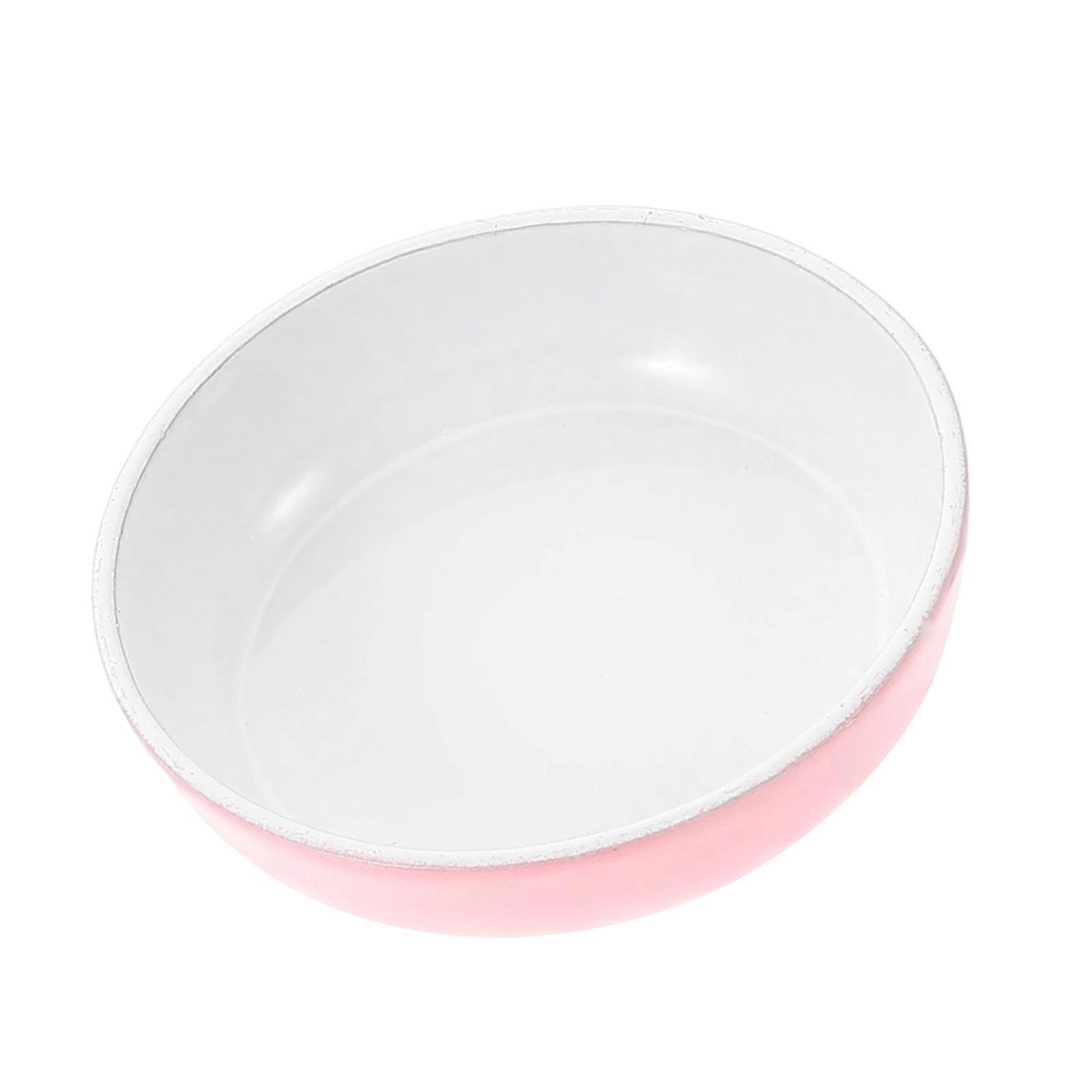 Tiny House Plate Dollhouse Mini Decorations Children Imaginative Play 5Pcs