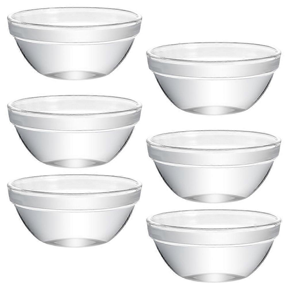 Glass Pudding Bowls Jelly Bowls For Home Use Transparent 6Set DIY Cakes