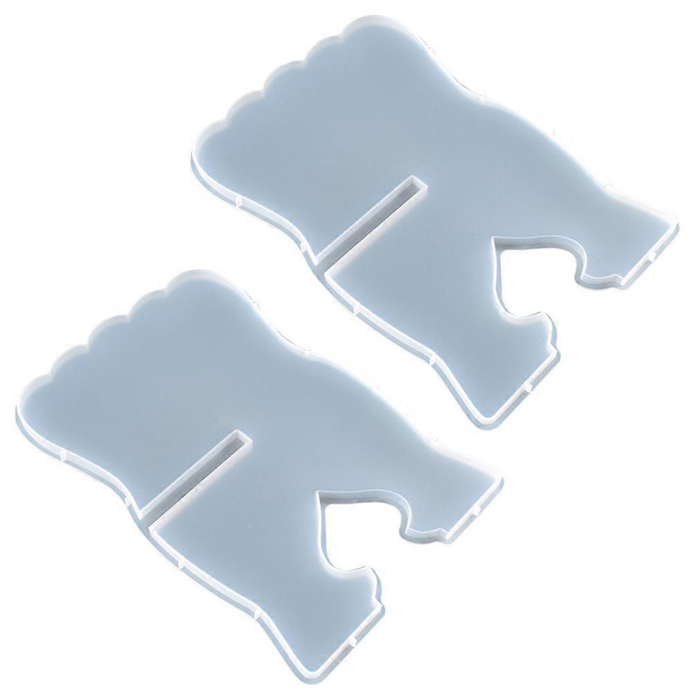 DIY Book Holder Mold For Kitchen Use Music Stand Rectangular Shape 4Pcs