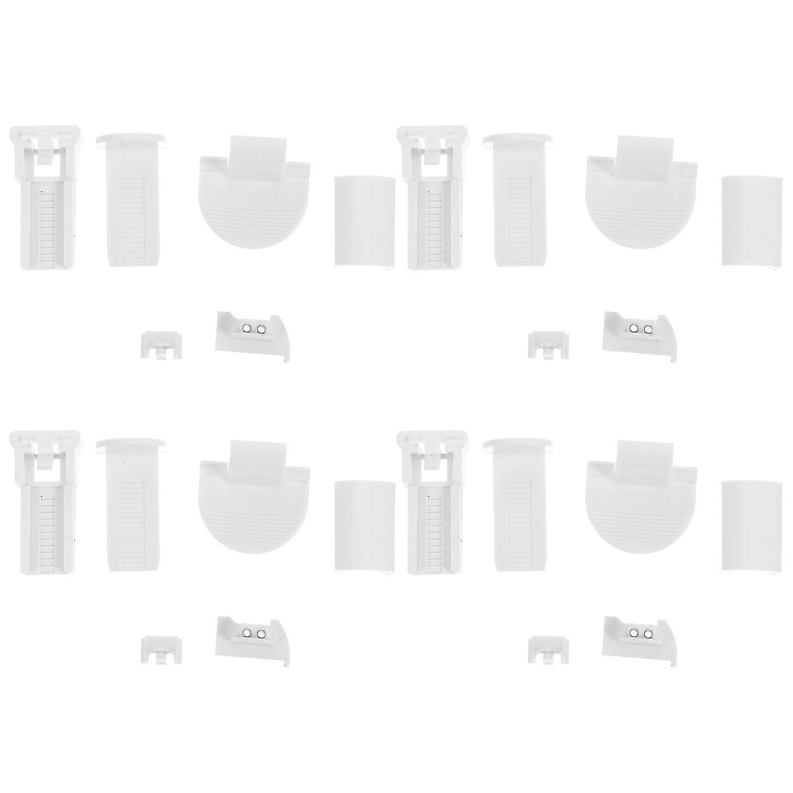 Window Blind Brackets for Easy Install of 72Pcs Pleated Blinds