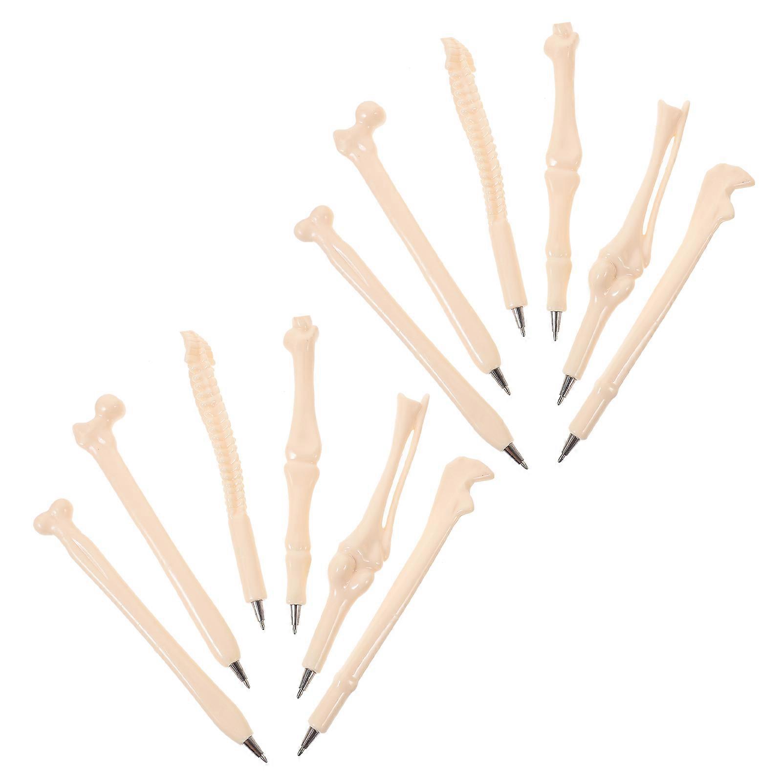 Smooth Writing Bone Shape Ballpoint Pens For School Supplies And Family Assorted Color Functional 36 Pcs Ideal For Study And Prize Gifts