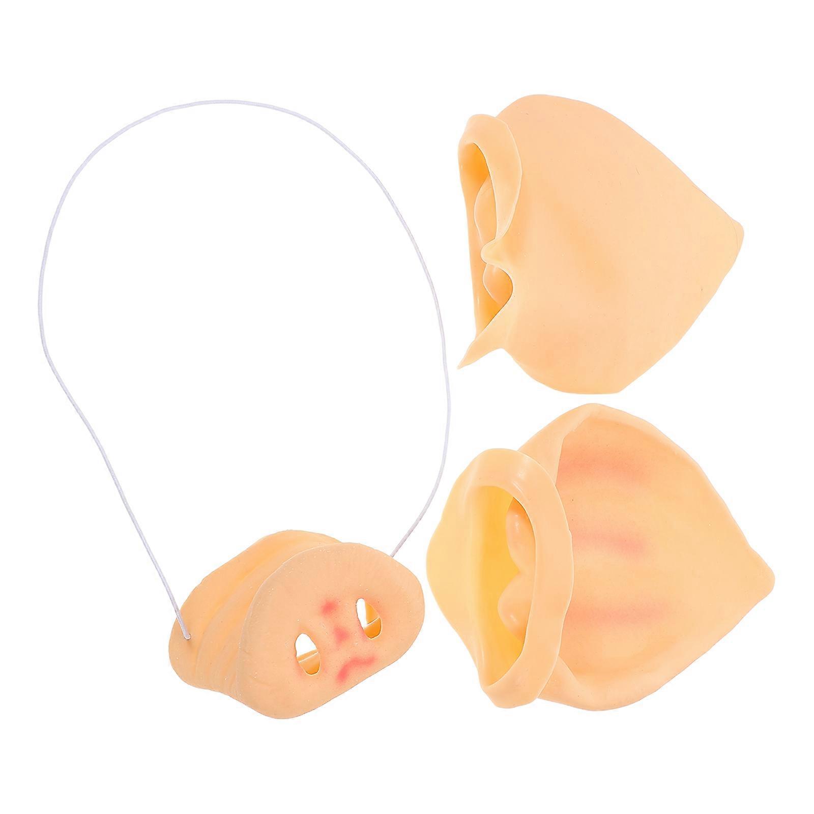 Cosplay Animal Costume Pig Nose and Ears Set 5Sets Latex