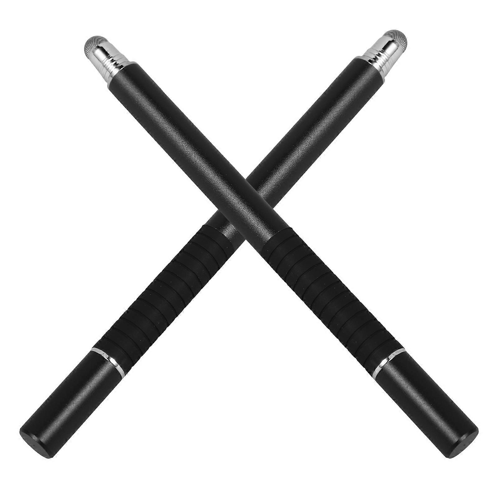 Stylus Pen 2 in Screen Stylus for Tablets 6Pcs Black