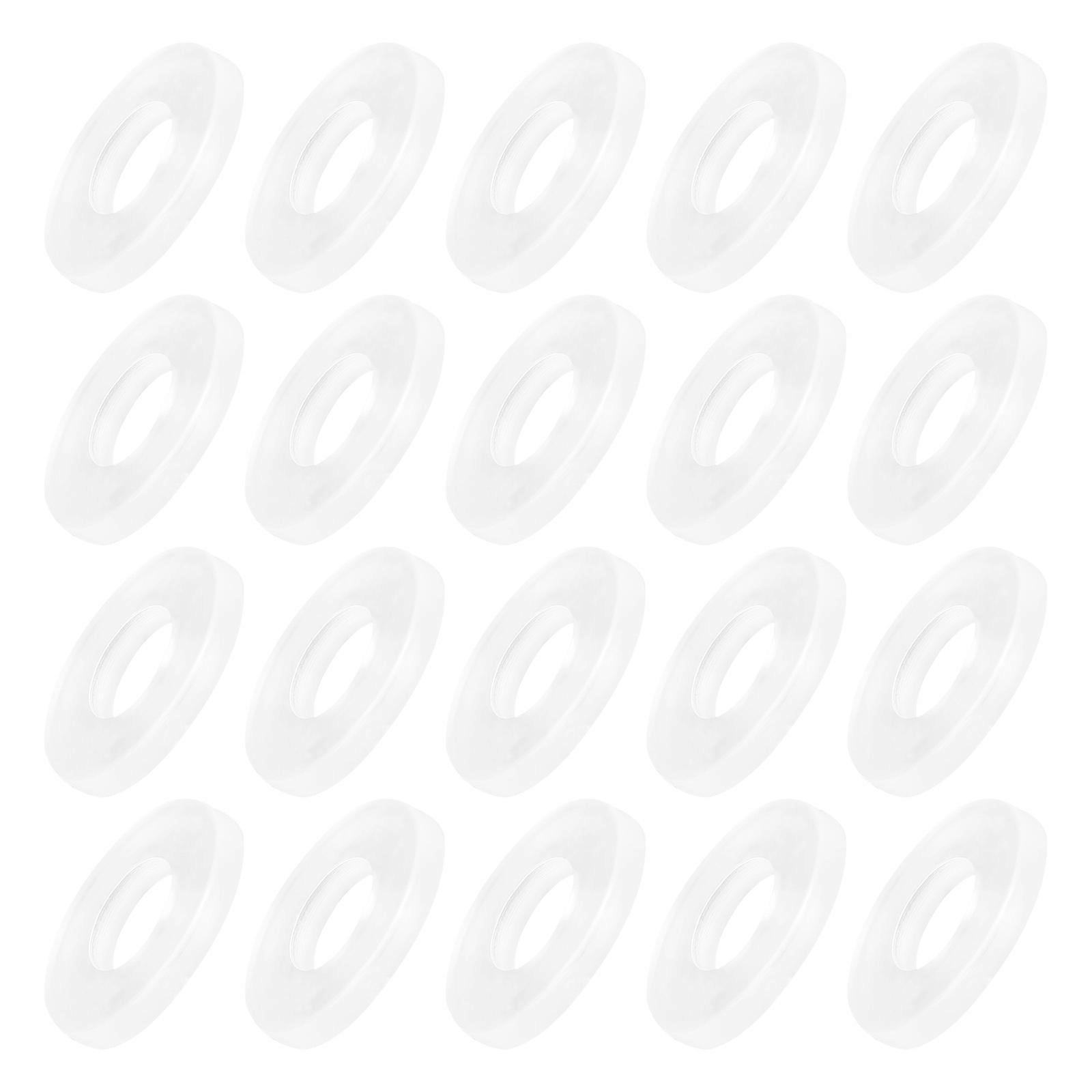 Shower Hose Washers Rubber Washers Sealers for Sealing 100Pcs White Pack