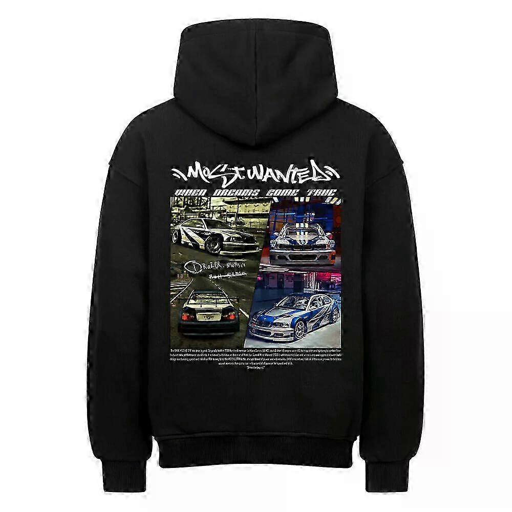 Bluza z kapturem Most Wanted Game w kolorze czarnym Rockinstone