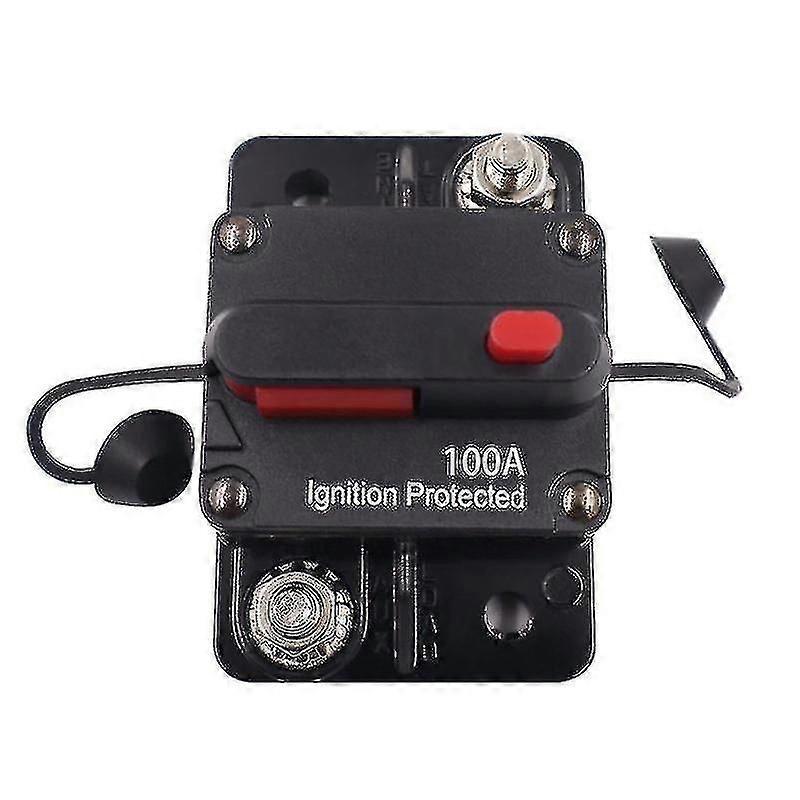 30/50/80/100/200/300a防水サーキットブレーカー12-48v車のボートのためのヒューズリセット