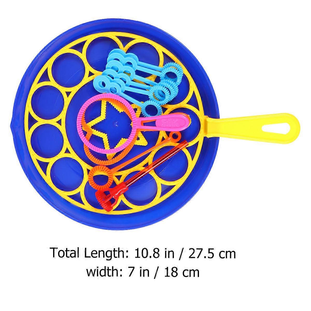 Set Multi-Shape Bubble Maker Toys for Kids 11Pcs Collection