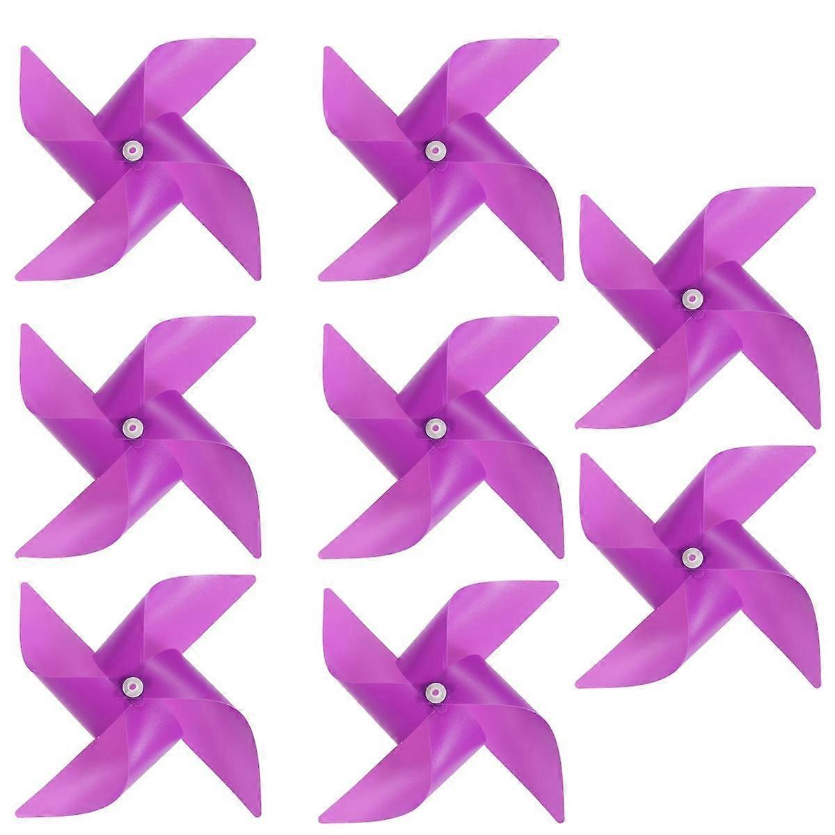 Windmill Hanging Banner for Decoration 2Pcs Lavender Plastic Garland