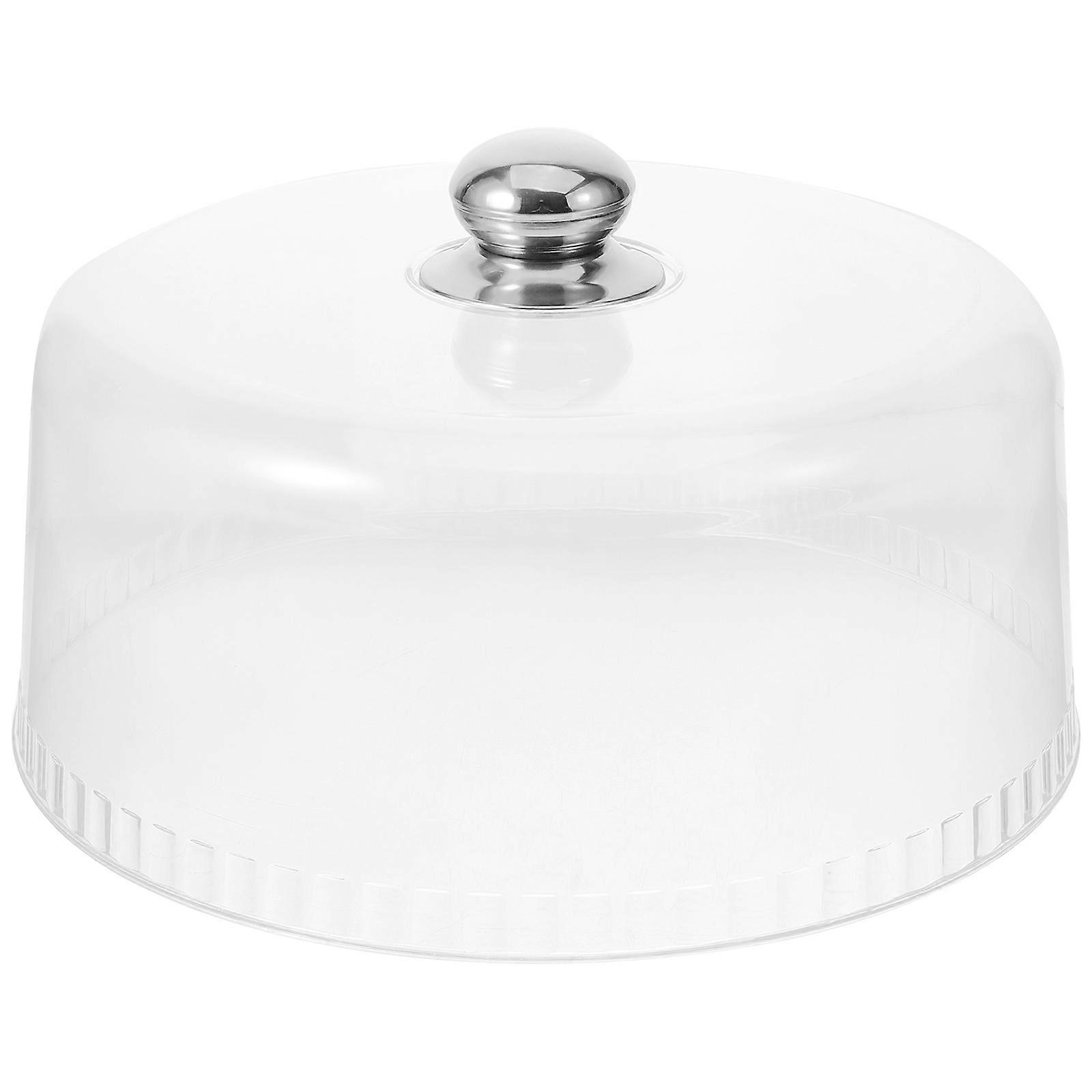 Acrylic Cake Dome 2Pcs Protective Lid For Home Use Ideal For Dessert Presentation Transparent Design