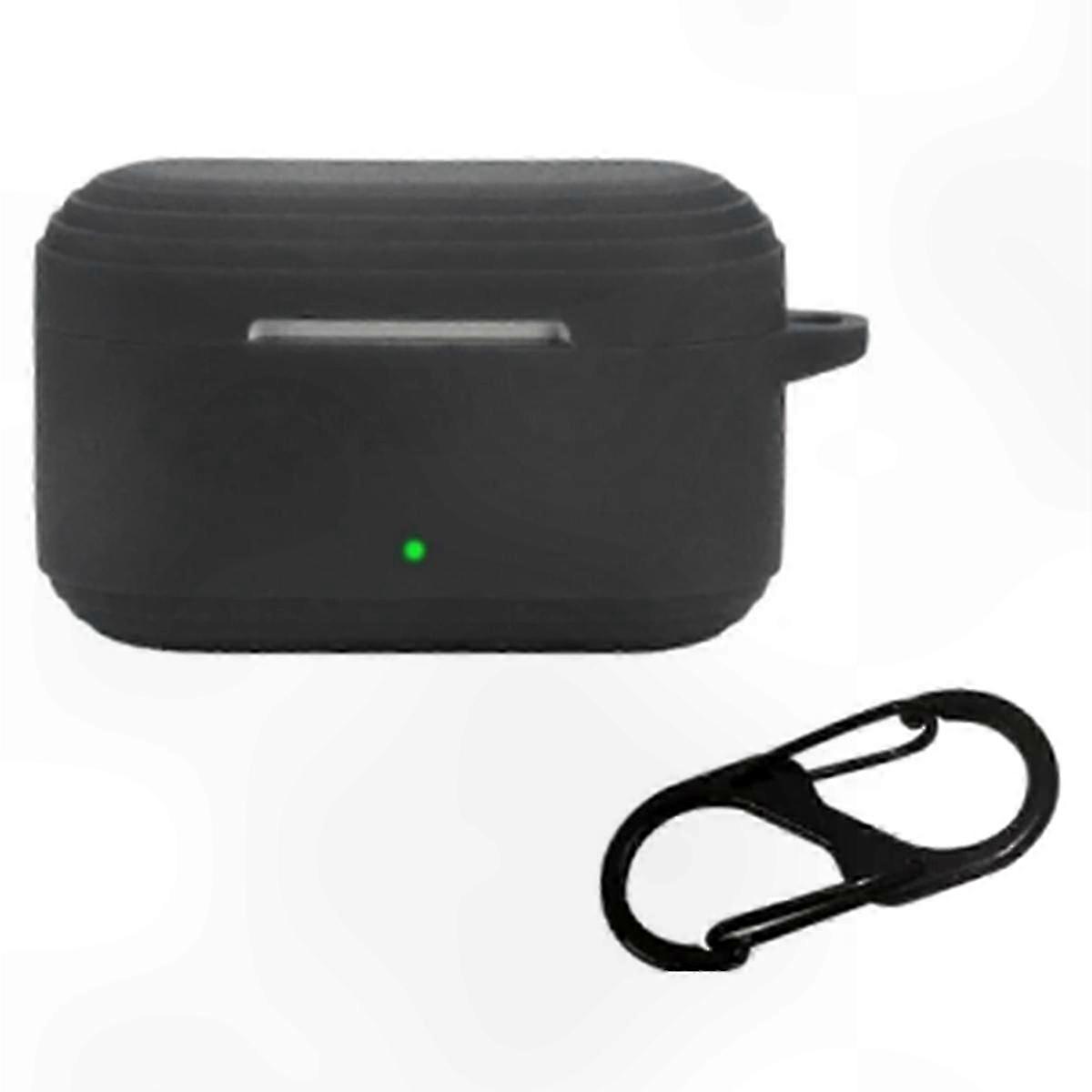 Durable Shockproof Case for Wireless Earbuds - Matte Black Finish