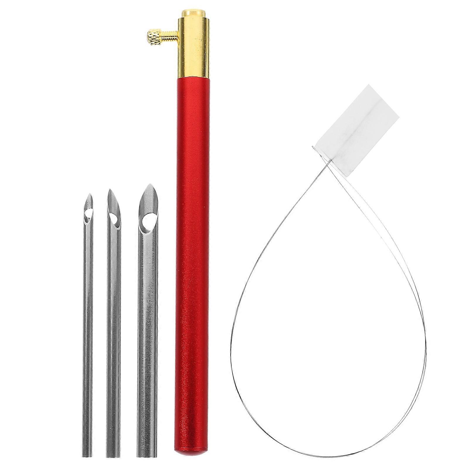 Assorted Color Alloy Embroidery Punch Needle Tool for Daily Use 1Set