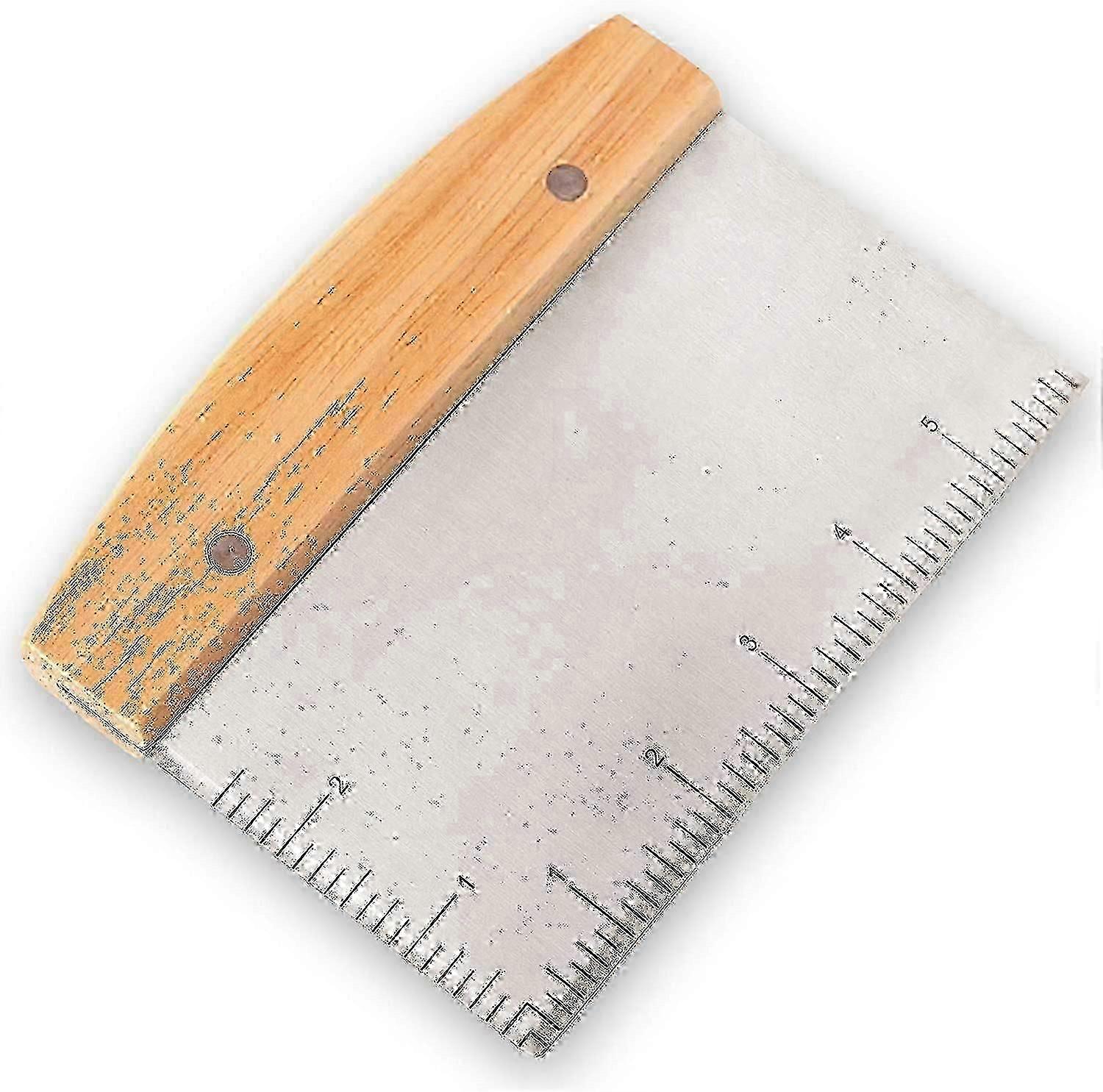 Stainless Steel Metal Griddle Scraper Chopper For Bread And Pizza Dough