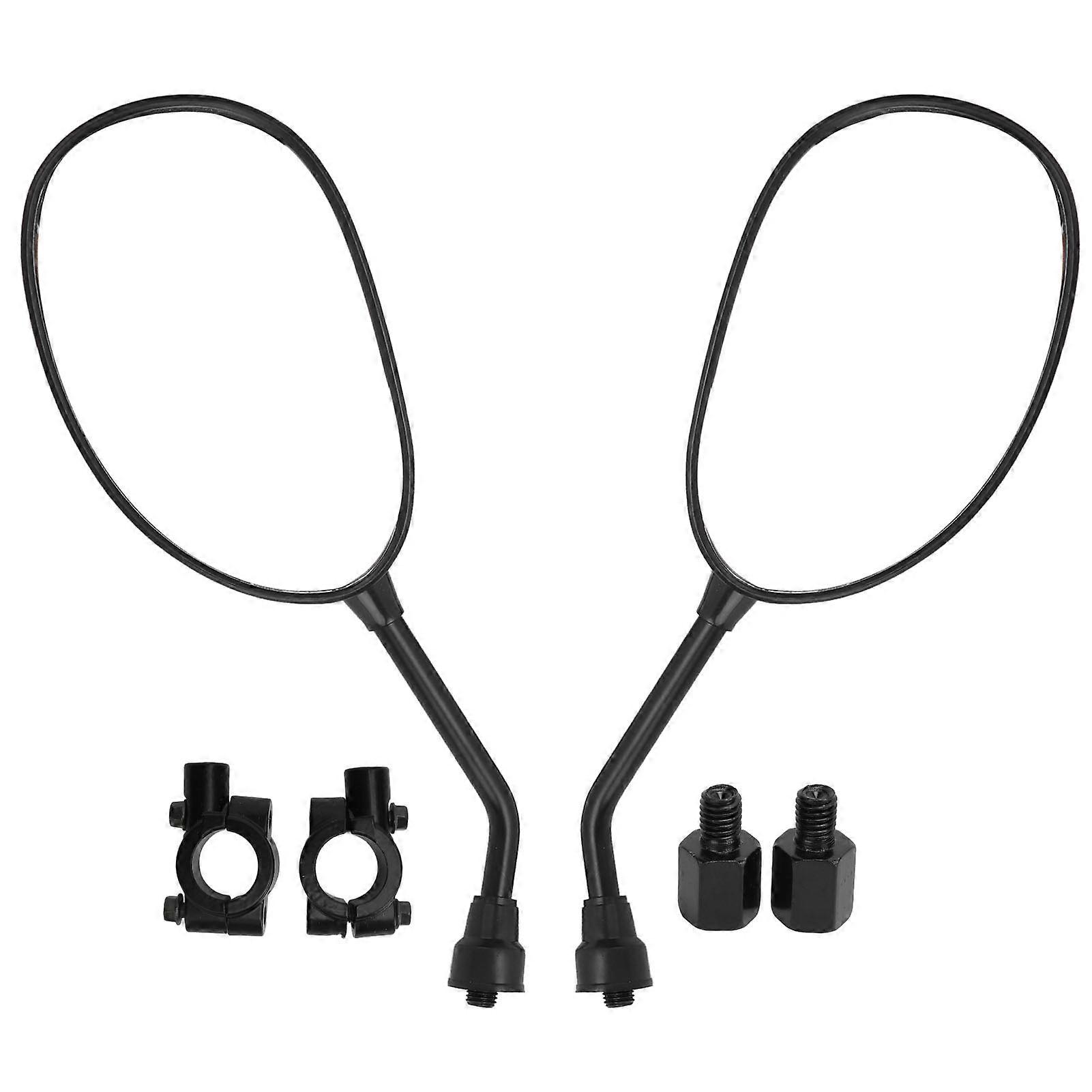 Rear view mirror for ATV with 360-degree rotation and 7/8" handlebar mount