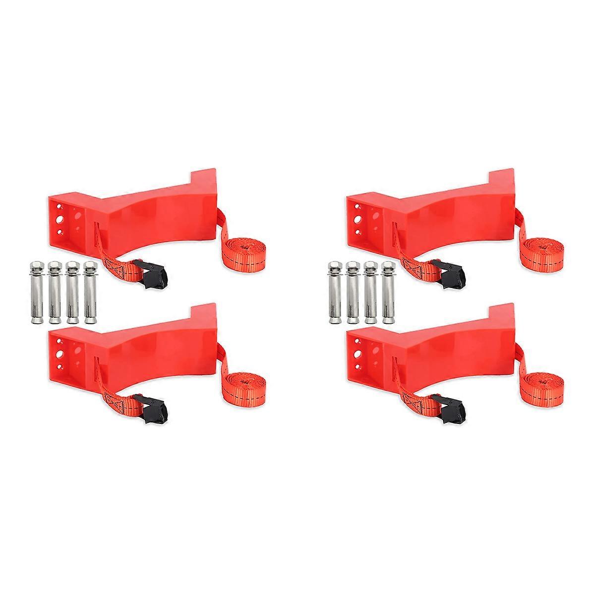 2Pcs Propane Tank Holder, Cylinder Wall Mounted Bracket,A