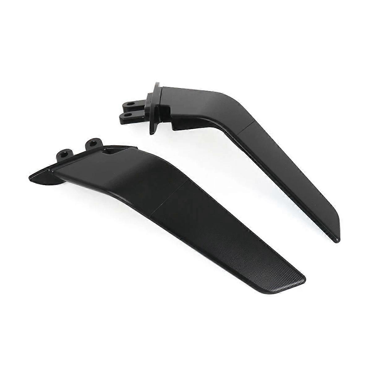 Motorcycle Mirrors Stealth Winglets Mirror Kit Rotatable For 