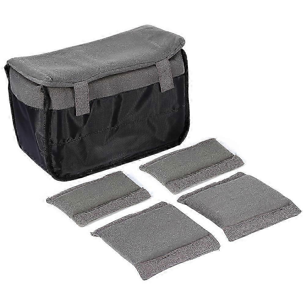 Portable Insert Padded Protector Divider Partition Bag CL For DSLR Camera Lenses 26s